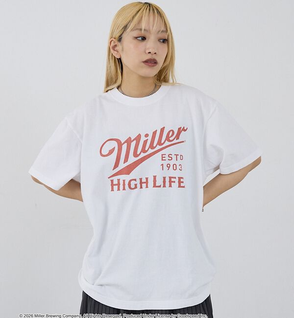 NOMINE「【GOOD ROCK SPEED】Miller ヴィンテージ風 ロゴ Tシャツ【」|Tシャツ・カットソー|