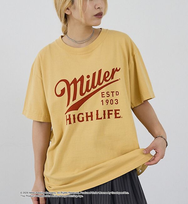 NOMINE「【GOOD ROCK SPEED】Miller ヴィンテージ風 ロゴ Tシャツ【」|Tシャツ・カットソー|マスタード