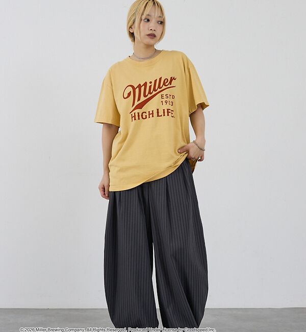 NOMINE「【GOOD ROCK SPEED】Miller ヴィンテージ風 ロゴ Tシャツ【」|Tシャツ・カットソー|