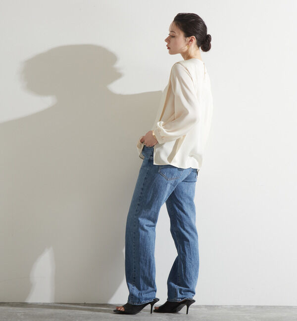 Liesse「サイドタックブラウス」|シャツ・ブラウス|