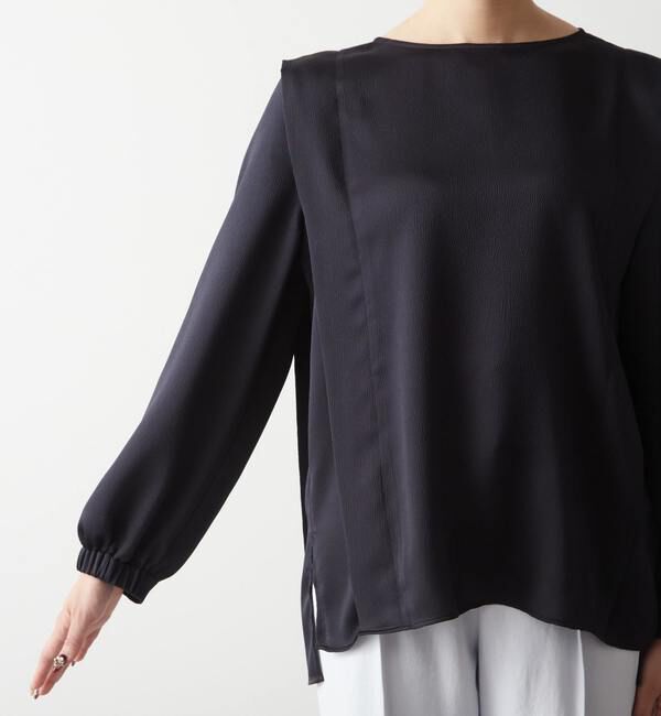 Liesse「サイドタックブラウス」|シャツ・ブラウス|
