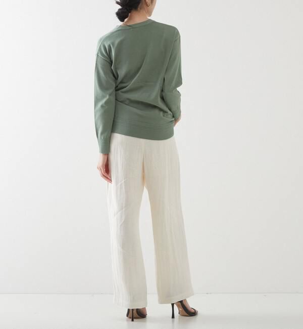 Liesse「アクセント釦カーディガン」|カーディガン|