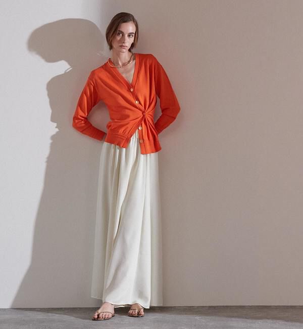 Liesse「アクセント釦カーディガン」|カーディガン|