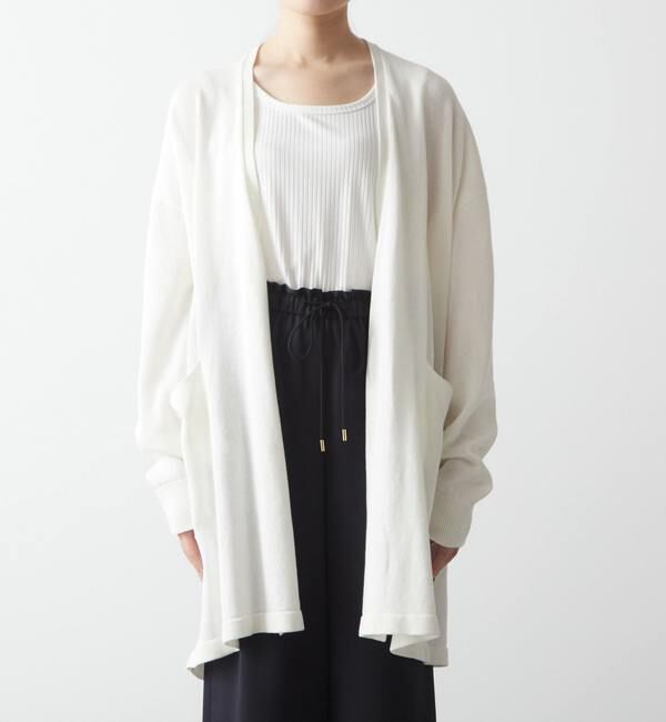 Liesse「麻調コットンカーディガン」|カーディガン|