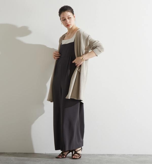 Liesse「麻調コットンカーディガン」|カーディガン|