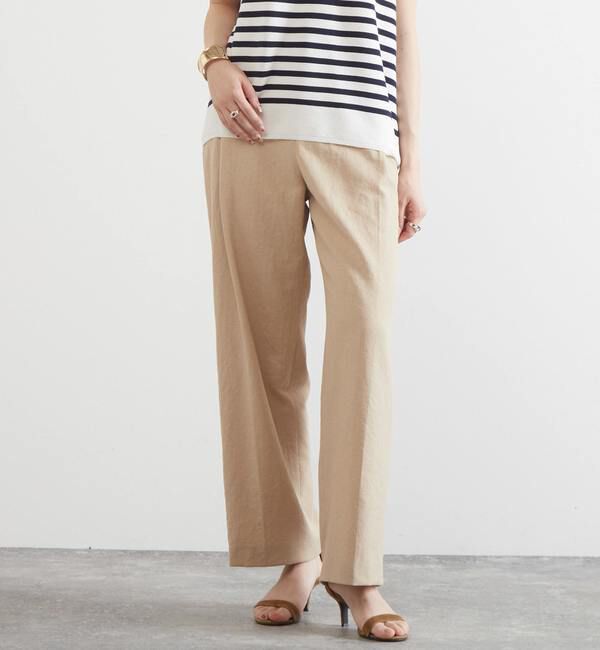 Liesse「ワイドパンツ（セットアップ対応）」|その他|ベージュ