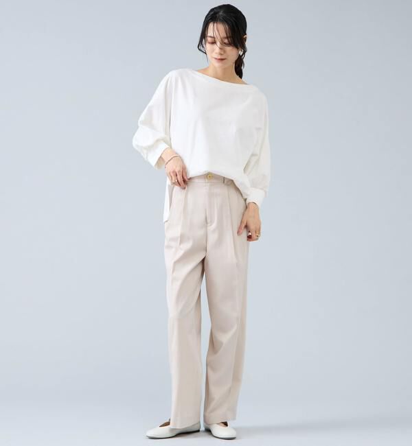 Liesse「ミニ裏毛プルオーバー」|Tシャツ・カットソー|