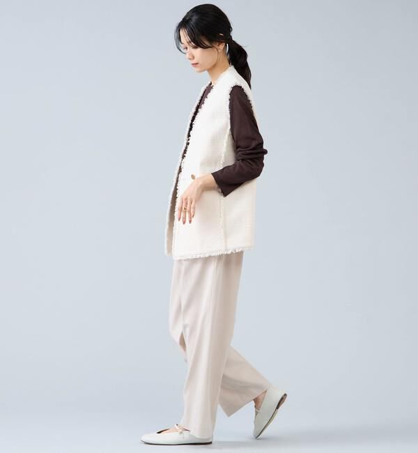 Liesse「ロングスリーブシアーニット」|ニット・セーター|