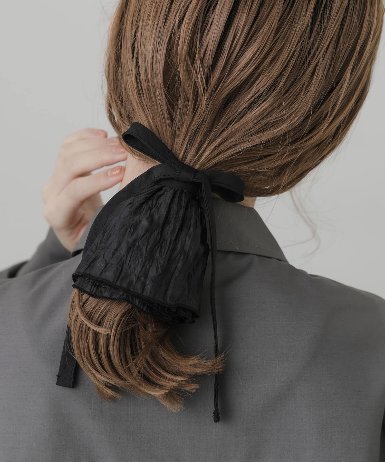 SMELLY「ボリュームグルグルヘアリボン」|その他|ブラック