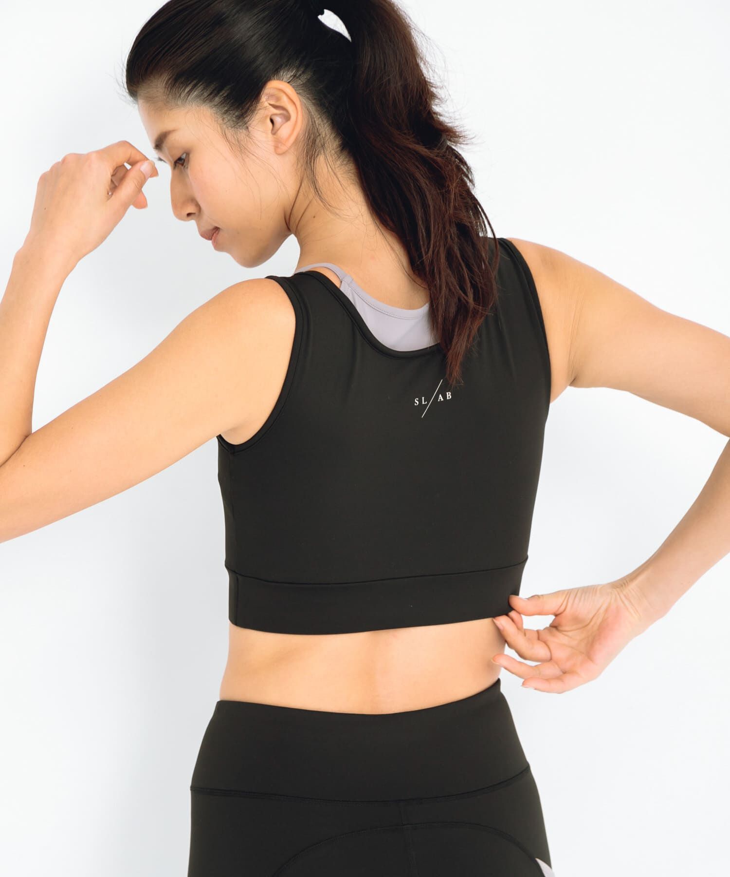 Sonny Label 「SLAB　ActiveBicolorBratop」|インナー|ブラック
