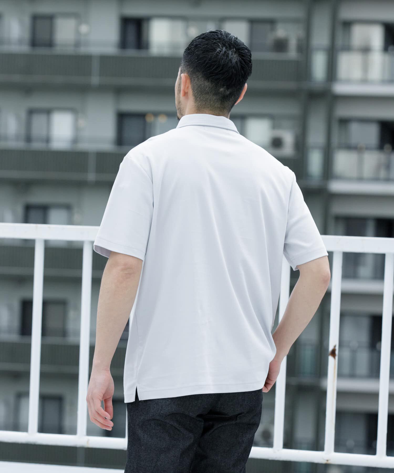 URBAN RESEARCH ROSSO「『XLサイズあり』『UR TECH』防汚加工リラックス半袖ポロシャツ」|ポロシャツ|