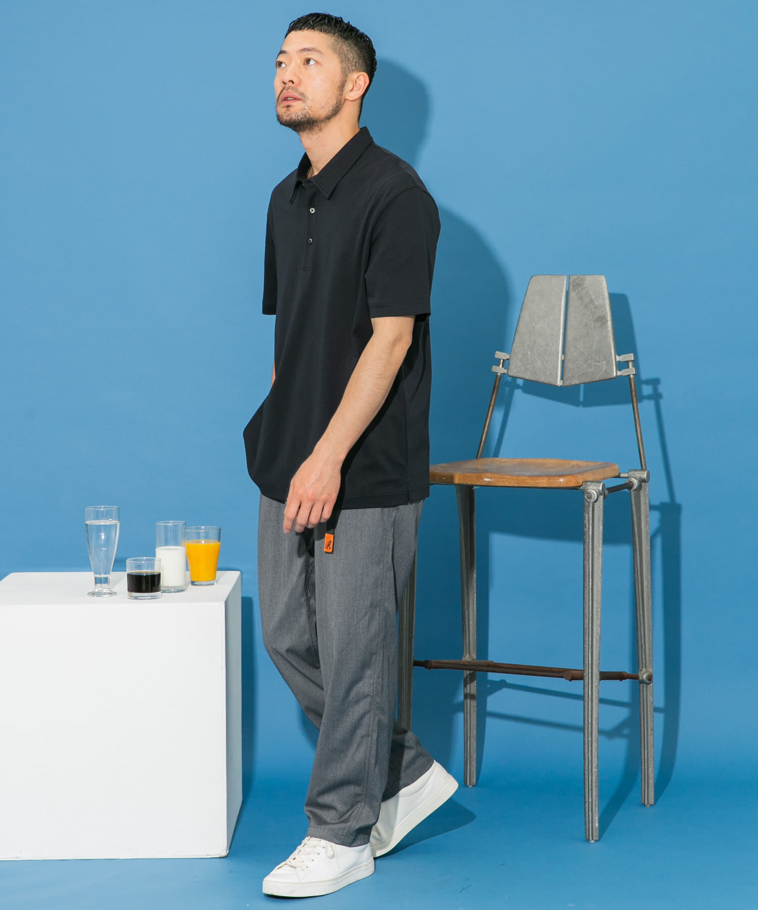 URBAN RESEARCH ROSSO「『XLサイズあり』『UR TECH』防汚加工リラックス半袖ポロシャツ」|ポロシャツ|