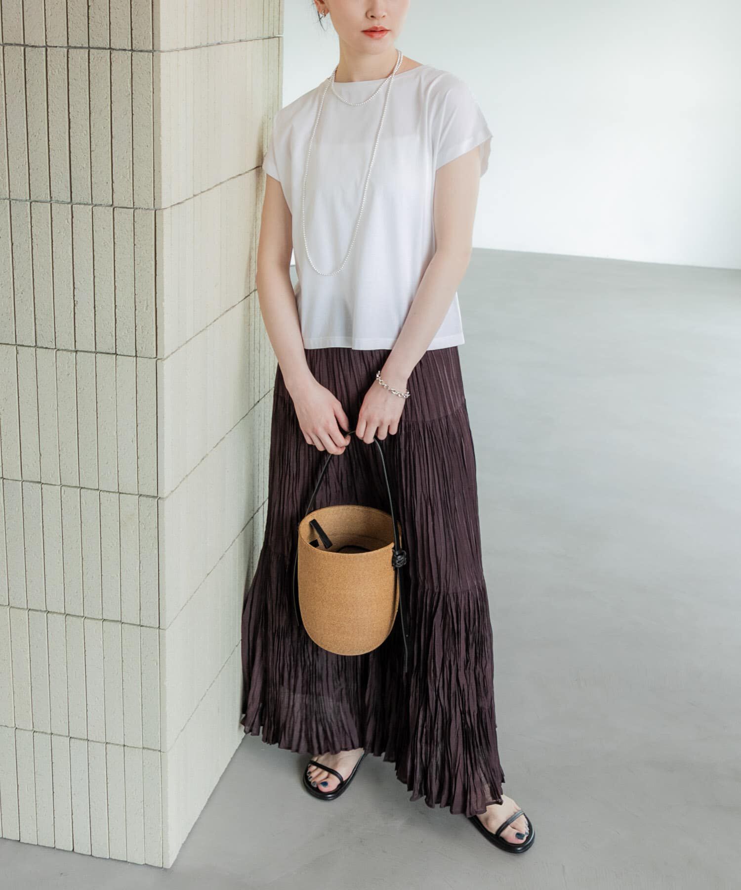 URBAN RESEARCH「スーピマコットンボートネックカットソー」|Tシャツ・カットソー|