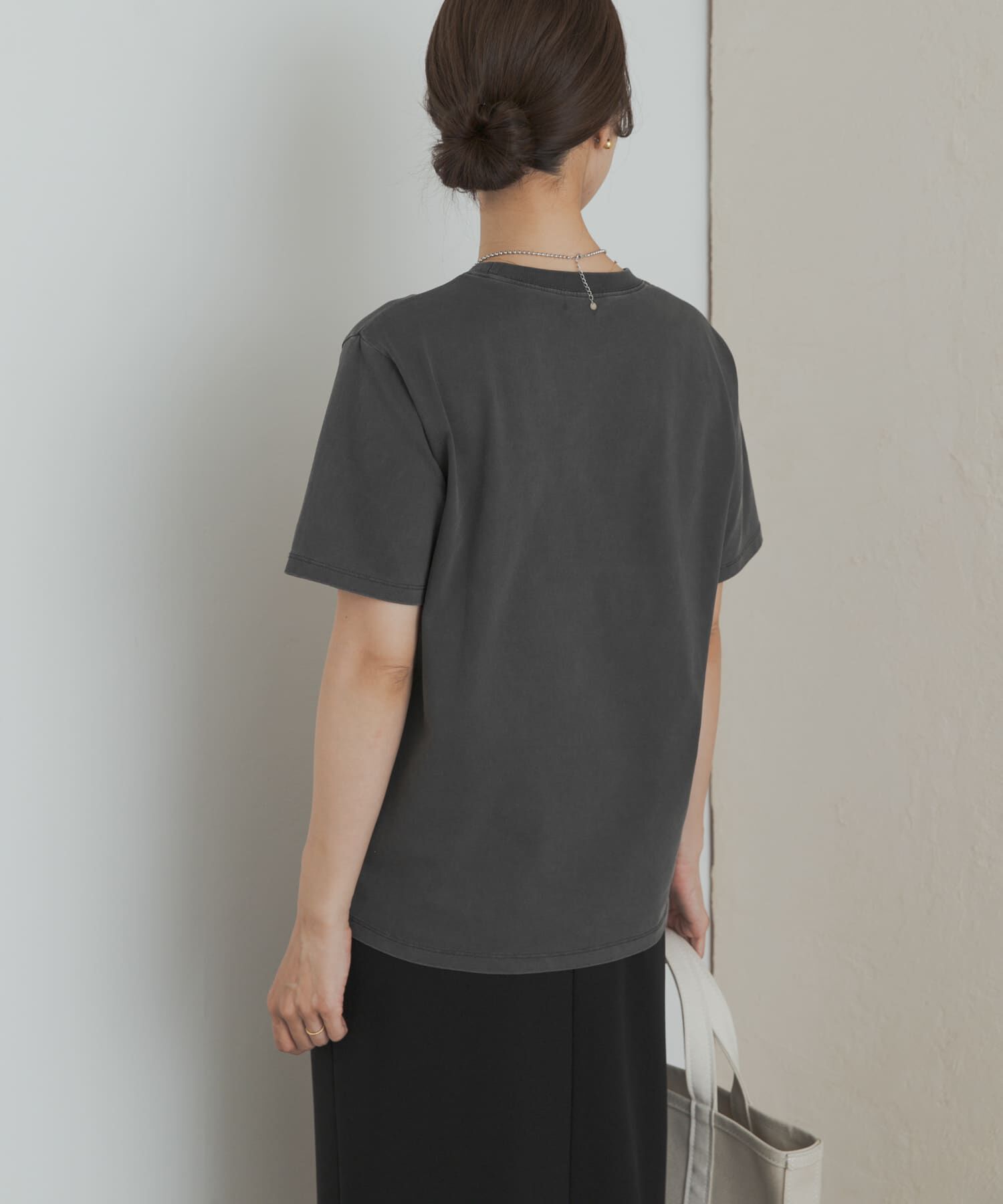 URBAN RESEARCH DOORS「ピグメントロゴTシャツ」|Tシャツ・カットソー|