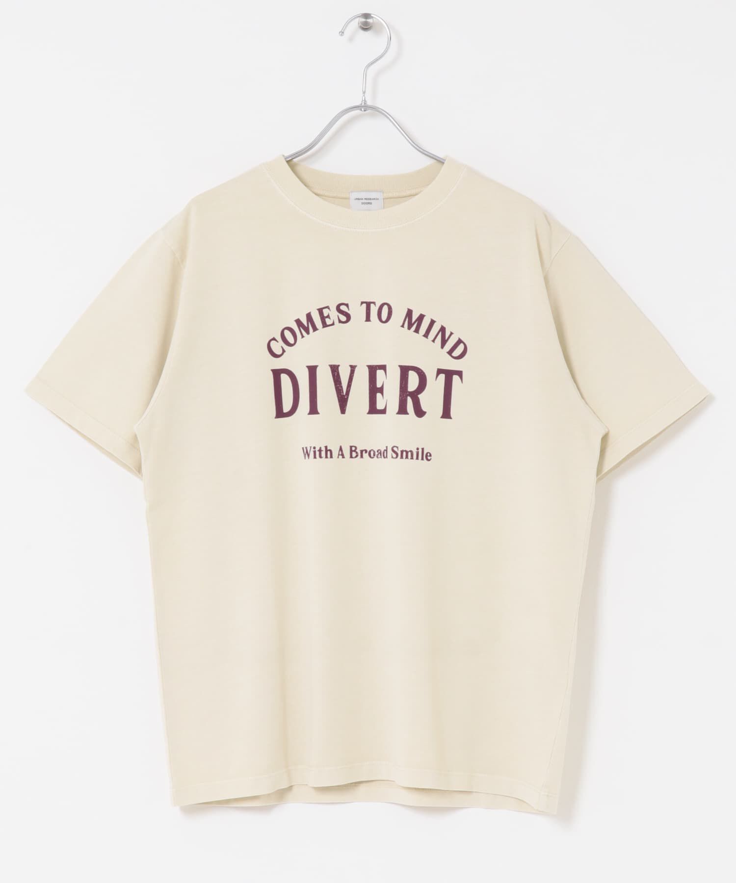 URBAN RESEARCH DOORS「ピグメントロゴTシャツ」|Tシャツ・カットソー|