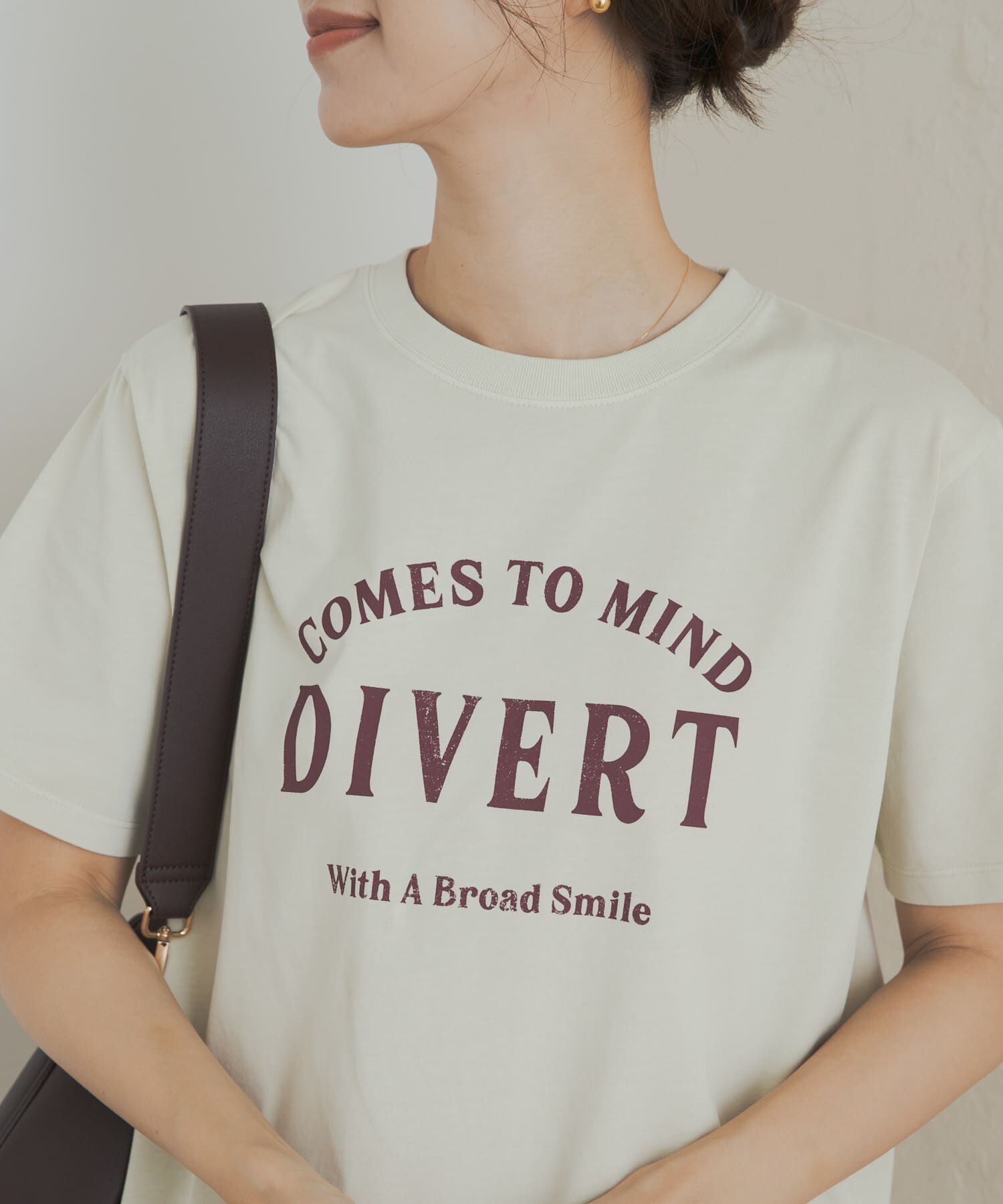 URBAN RESEARCH DOORS「ピグメントロゴTシャツ」|Tシャツ・カットソー|