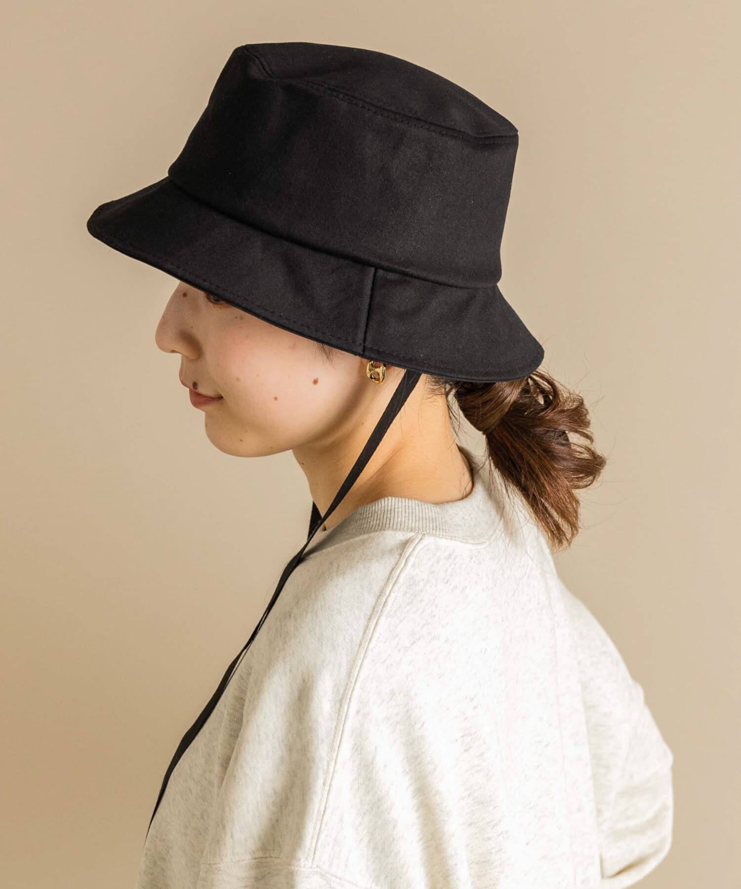 SMELLY「コットンリボンバケットハット」|ハット|