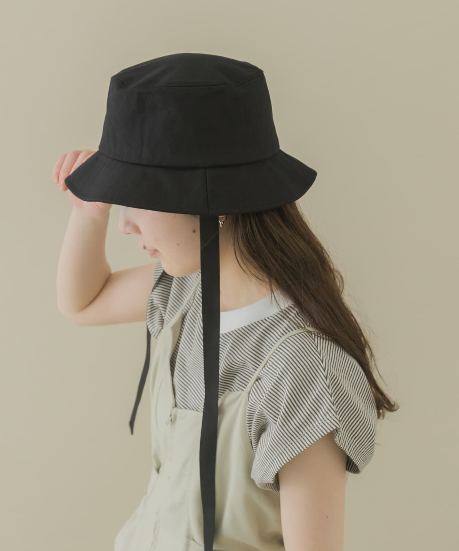 SMELLY「コットンリボンバケットハット」|ハット|