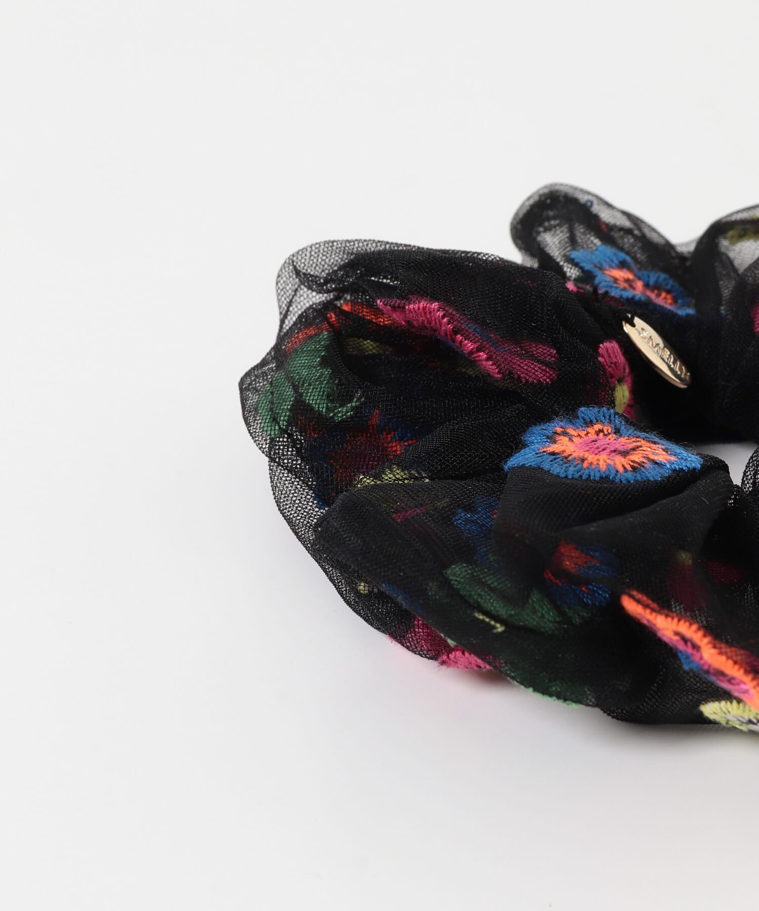 SMELLY「カラーフラワーシアーシュシュ」|ヘアゴム・シュシュ|