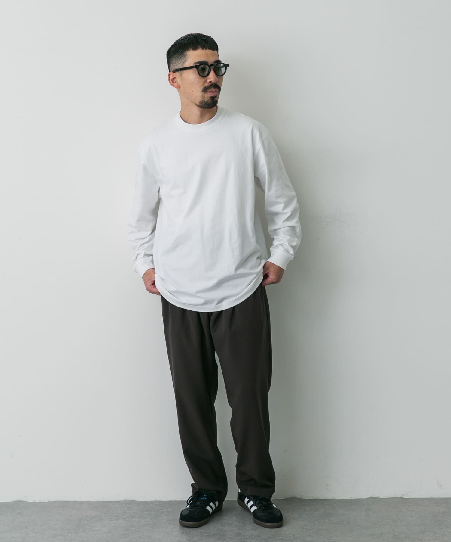 URBAN RESEARCH DOORS「『別注』HANES&times;DOORS　BEEFY-T DOORS FIT LONG-SLEEVE」|Tシャツ・カットソー|