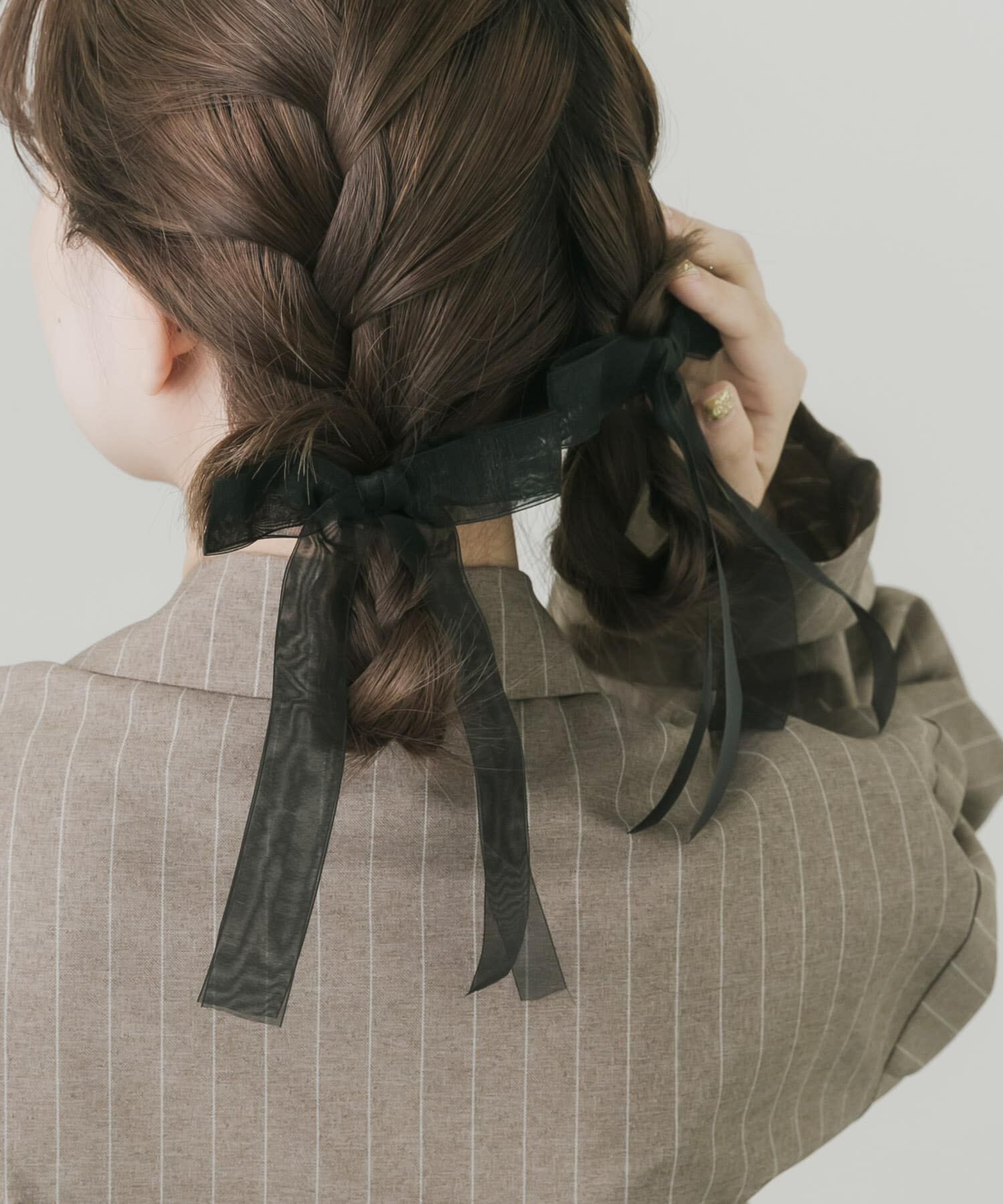 SMELLY「シアーリボン2セットバレッタ」|その他|