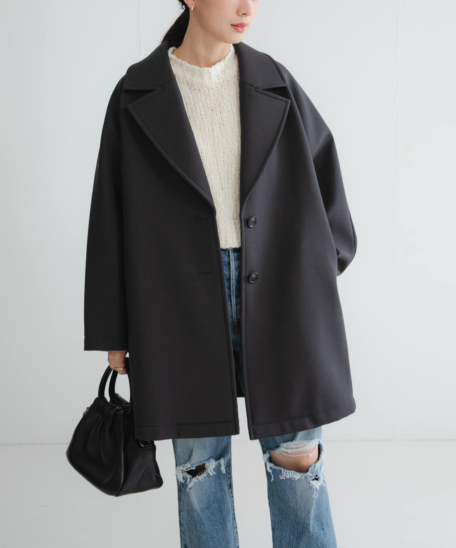 URBAN RESEARCH「ボンディングチェスターコート」|チェスターコート|