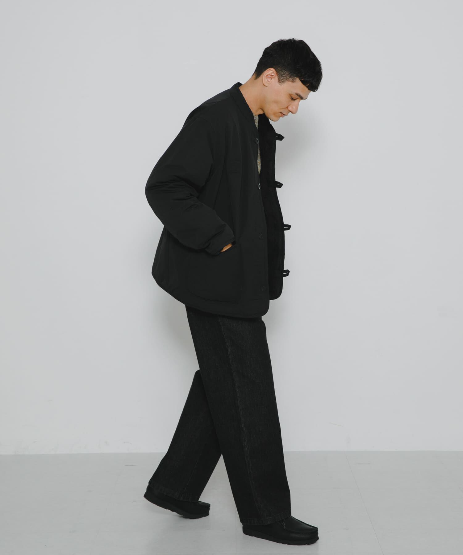 Sonny Label 「『別注』ARMY TWILL&times;Sonny Label　Reversible Jacket」|ノーカラーコート|