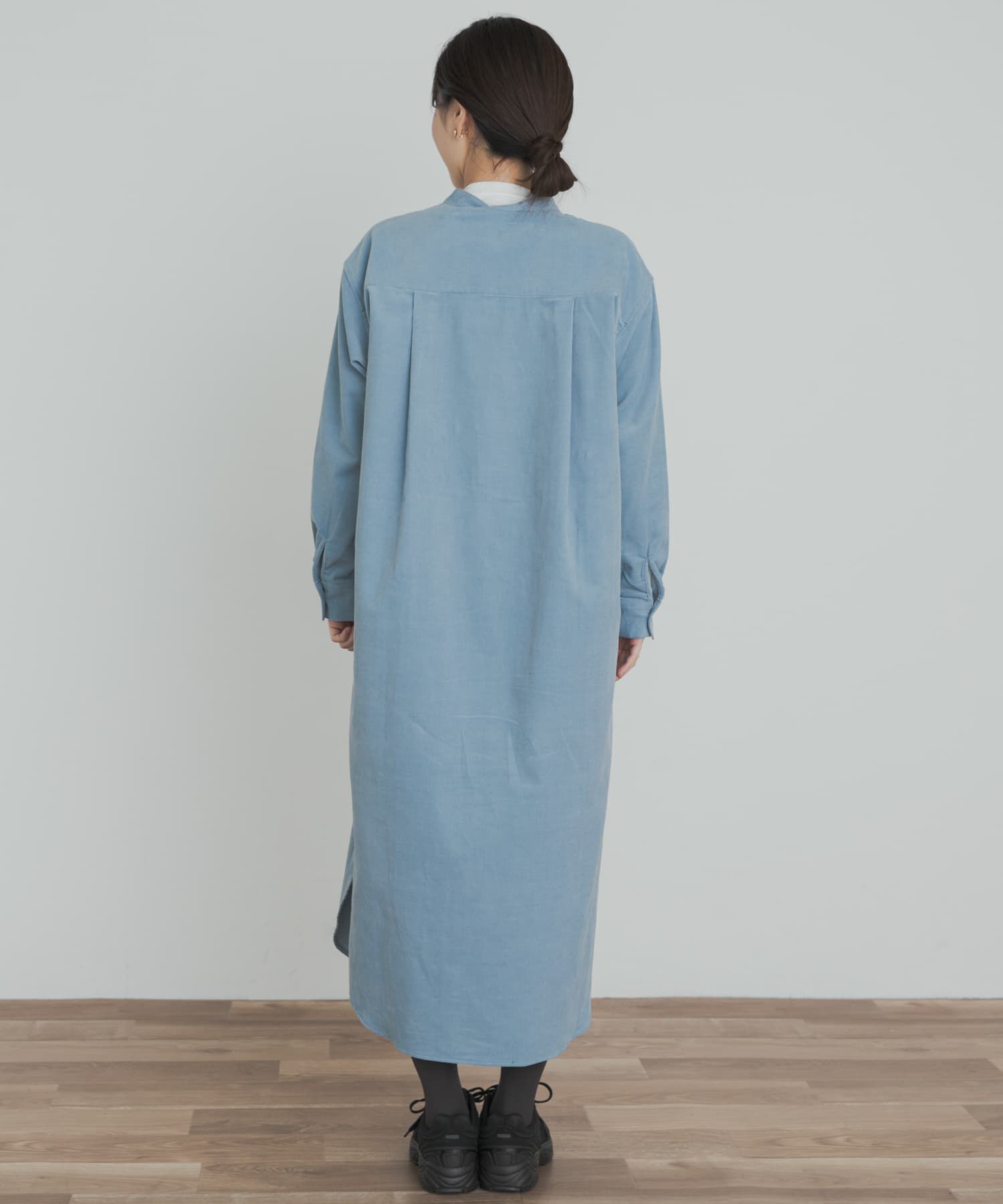 URBAN RESEARCH DOORS「『WEB/一部店舗限定カラー』『UR TECH』コーデュロイシャツワンピース」|ワンピース|