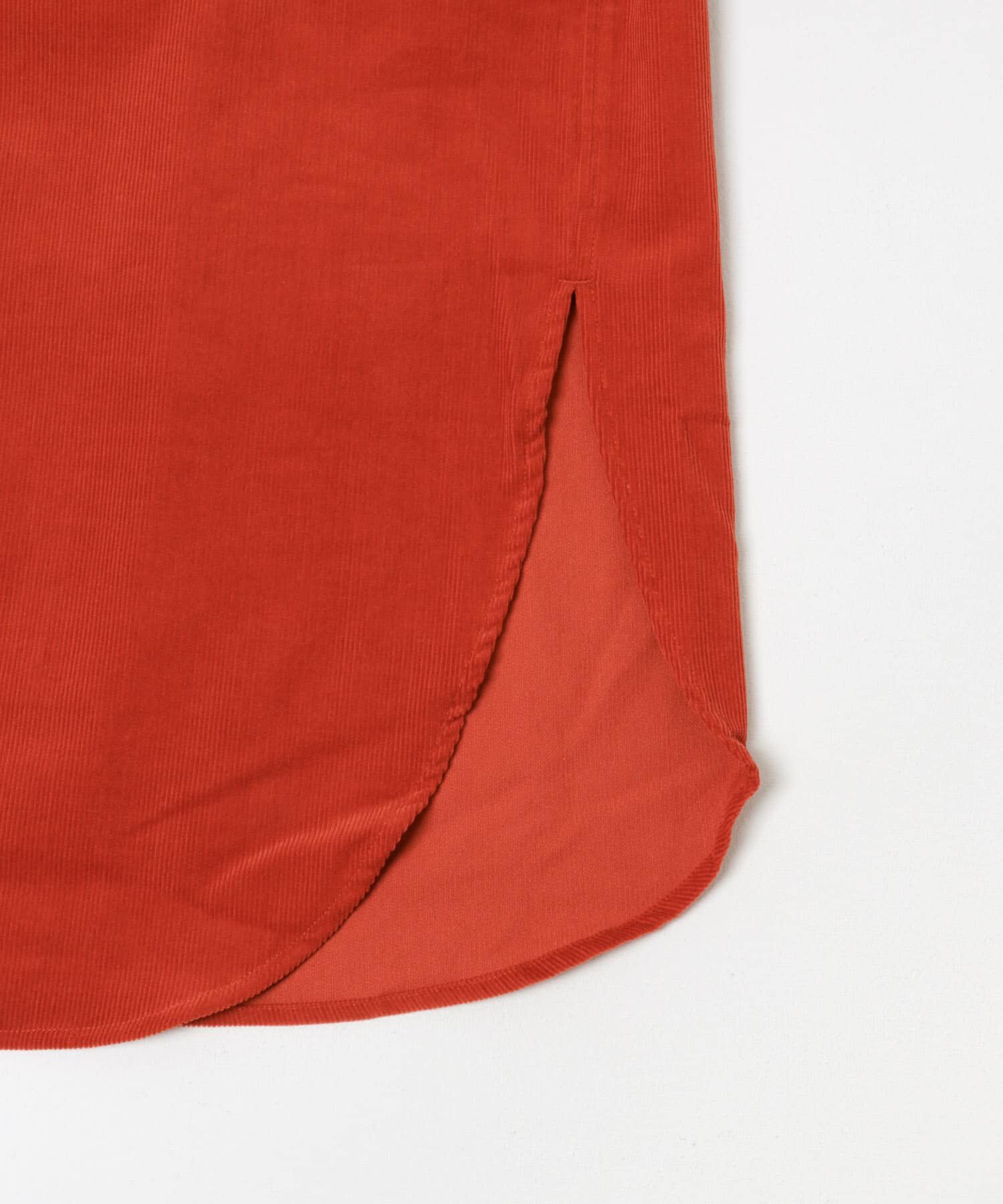 URBAN RESEARCH DOORS「『WEB/一部店舗限定カラー』『UR TECH』コーデュロイシャツワンピース」|ワンピース|