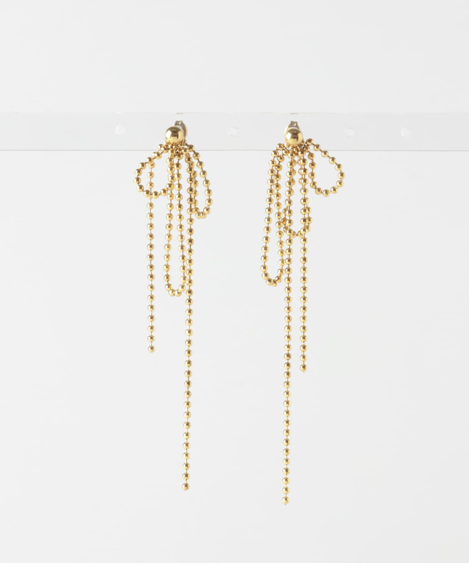 Sonny Label 「ステンレススウィングボールチェーンピアス」|ピアス|ゴールド