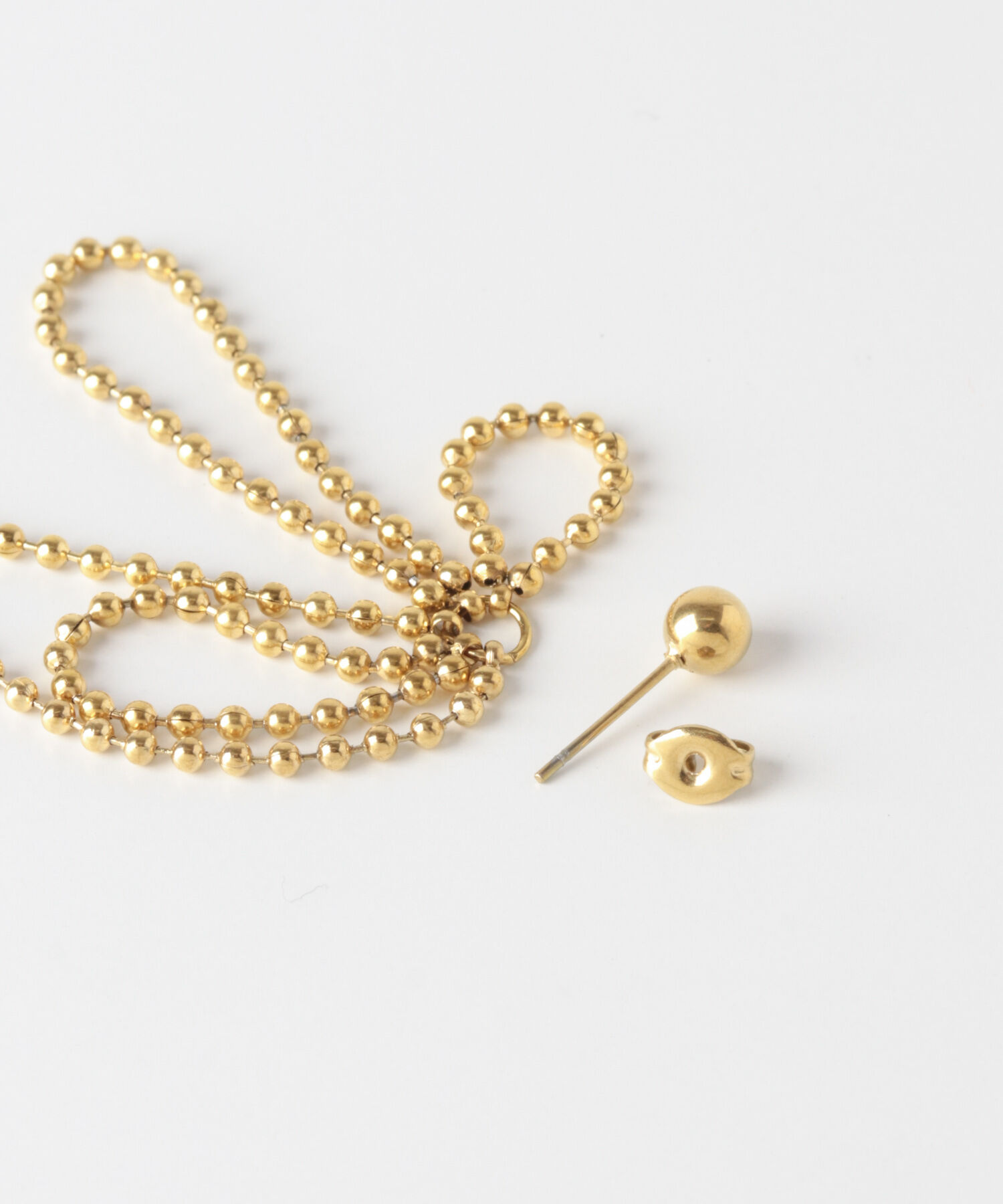 Sonny Label 「ステンレススウィングボールチェーンピアス」|ピアス|