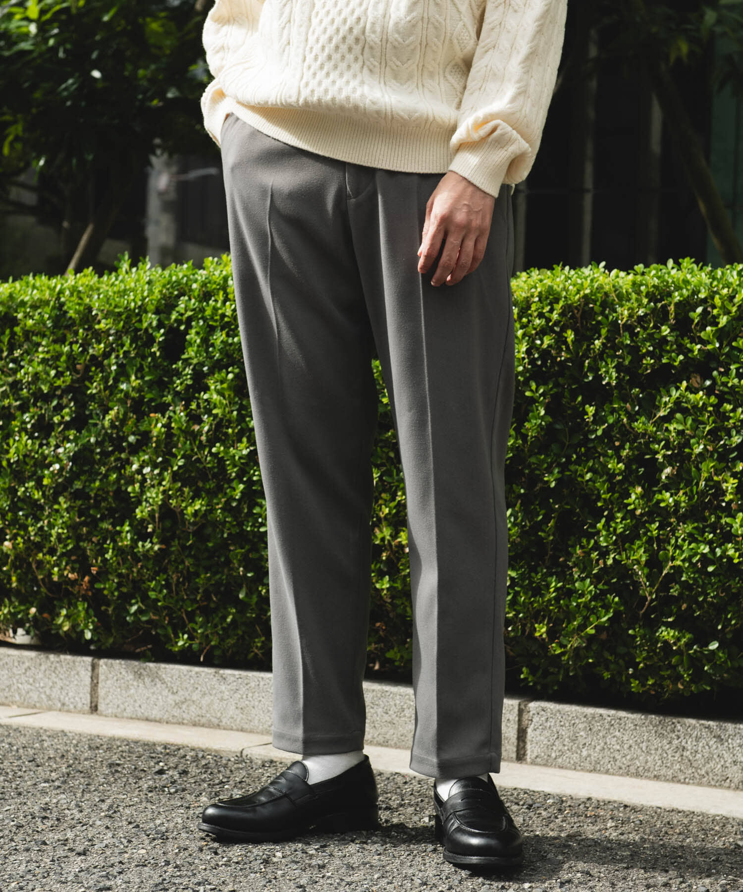 URBAN RESEARCH DOORS「ウールライクテーパードトラウザー」|その他|