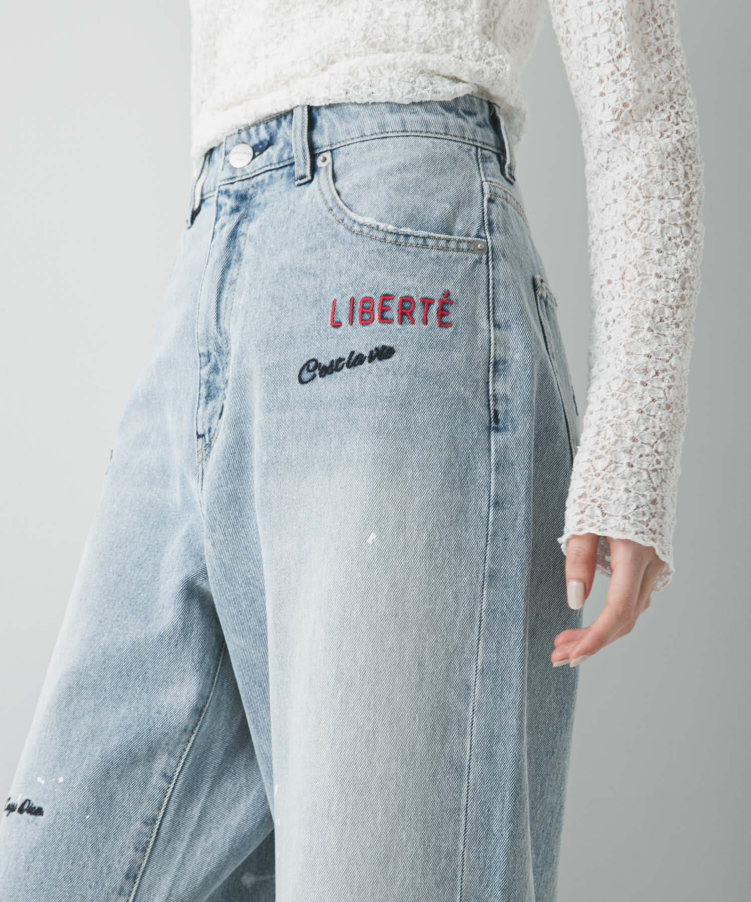 URBAN RESEARCH「『別注』PICCADILLY&times;URBAN RESEARCH　刺繍デニムパンツ」|デニム|