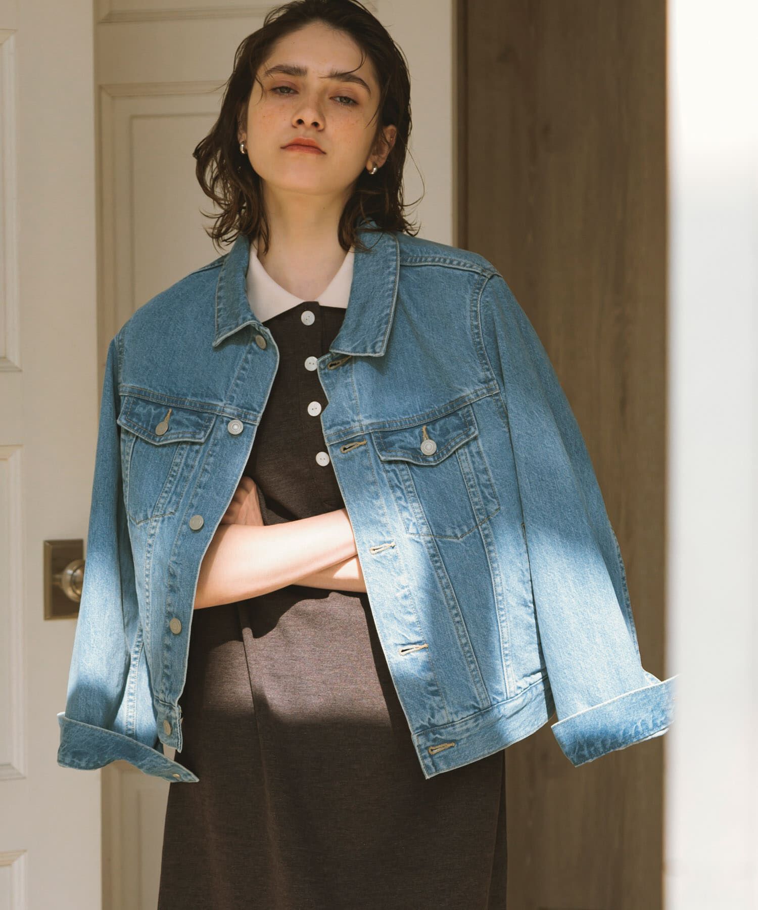 Sonny Label 「オーセンティックデニムショートジャケット」|デニムジャケット|ライトインディゴブル