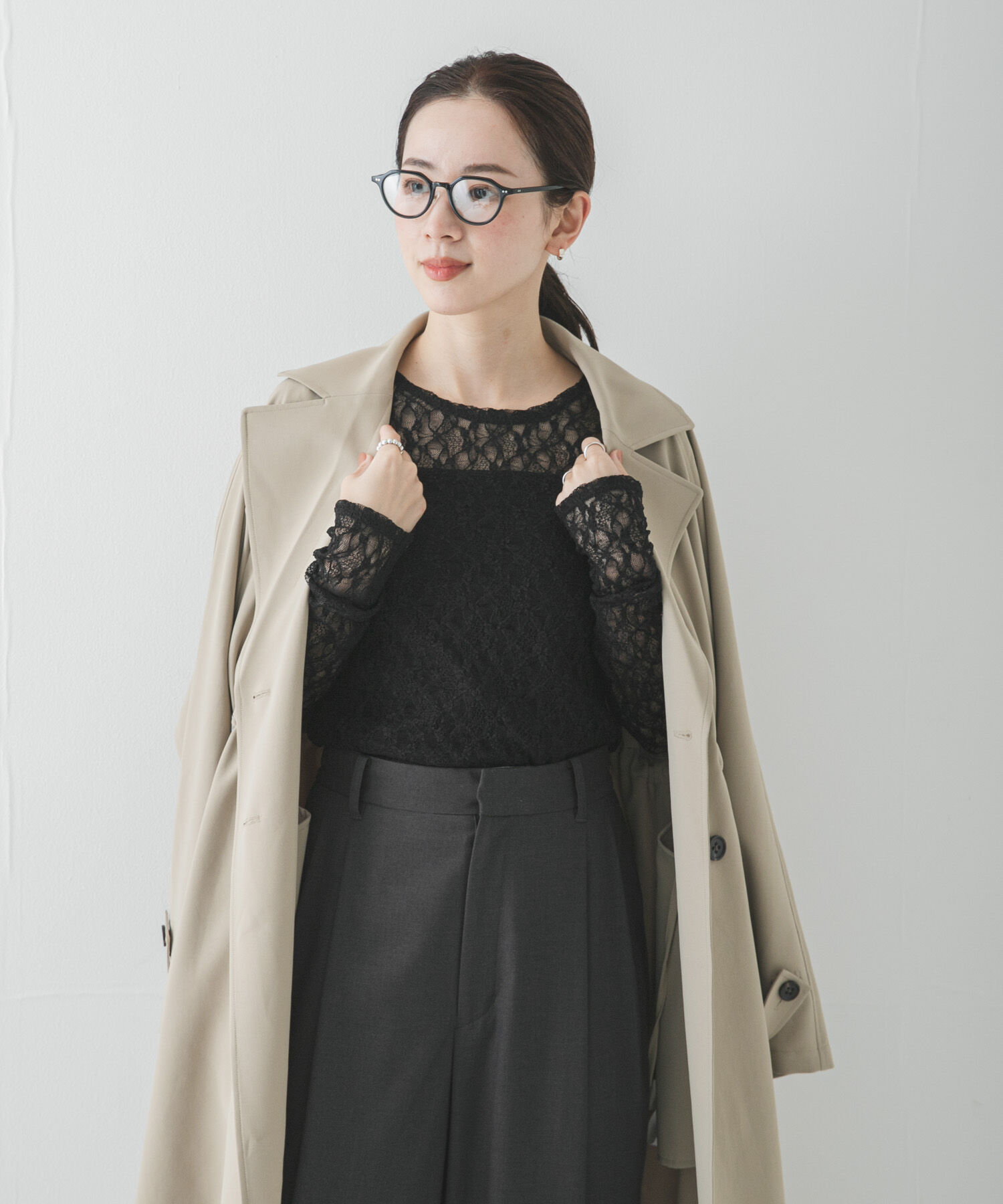 URBAN RESEARCH「ストレッチレーストップス」|Tシャツ・カットソー|