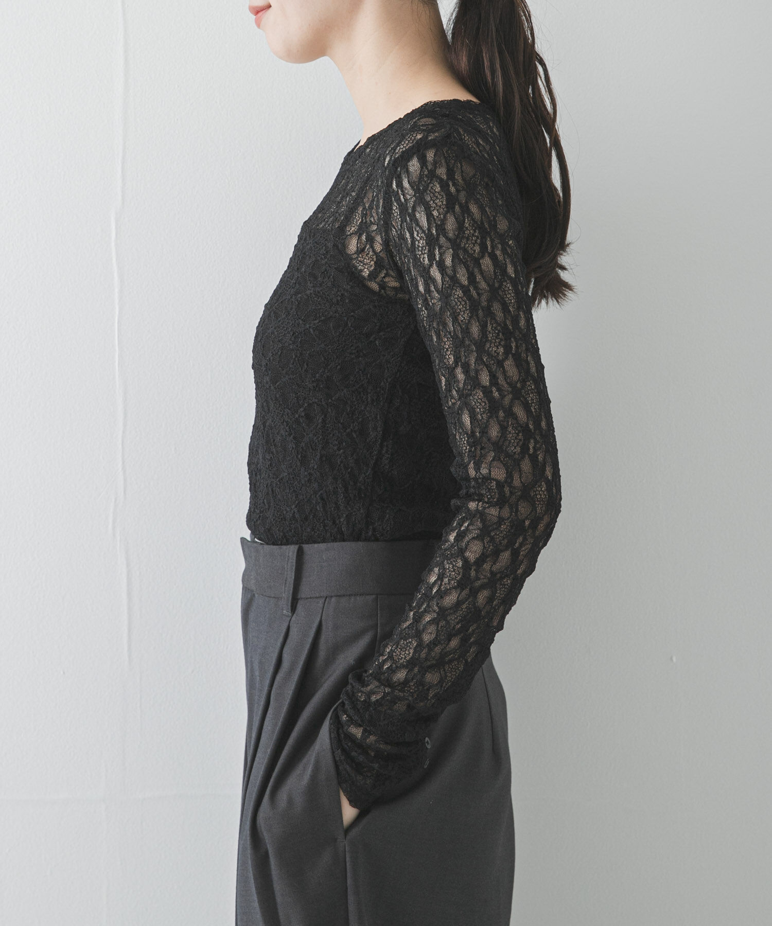 URBAN RESEARCH「ストレッチレーストップス」|Tシャツ・カットソー|