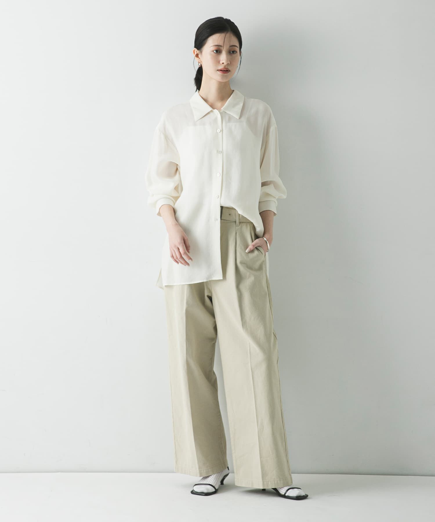 URBAN RESEARCH「キュプラシャツ」|シャツ・ブラウス|