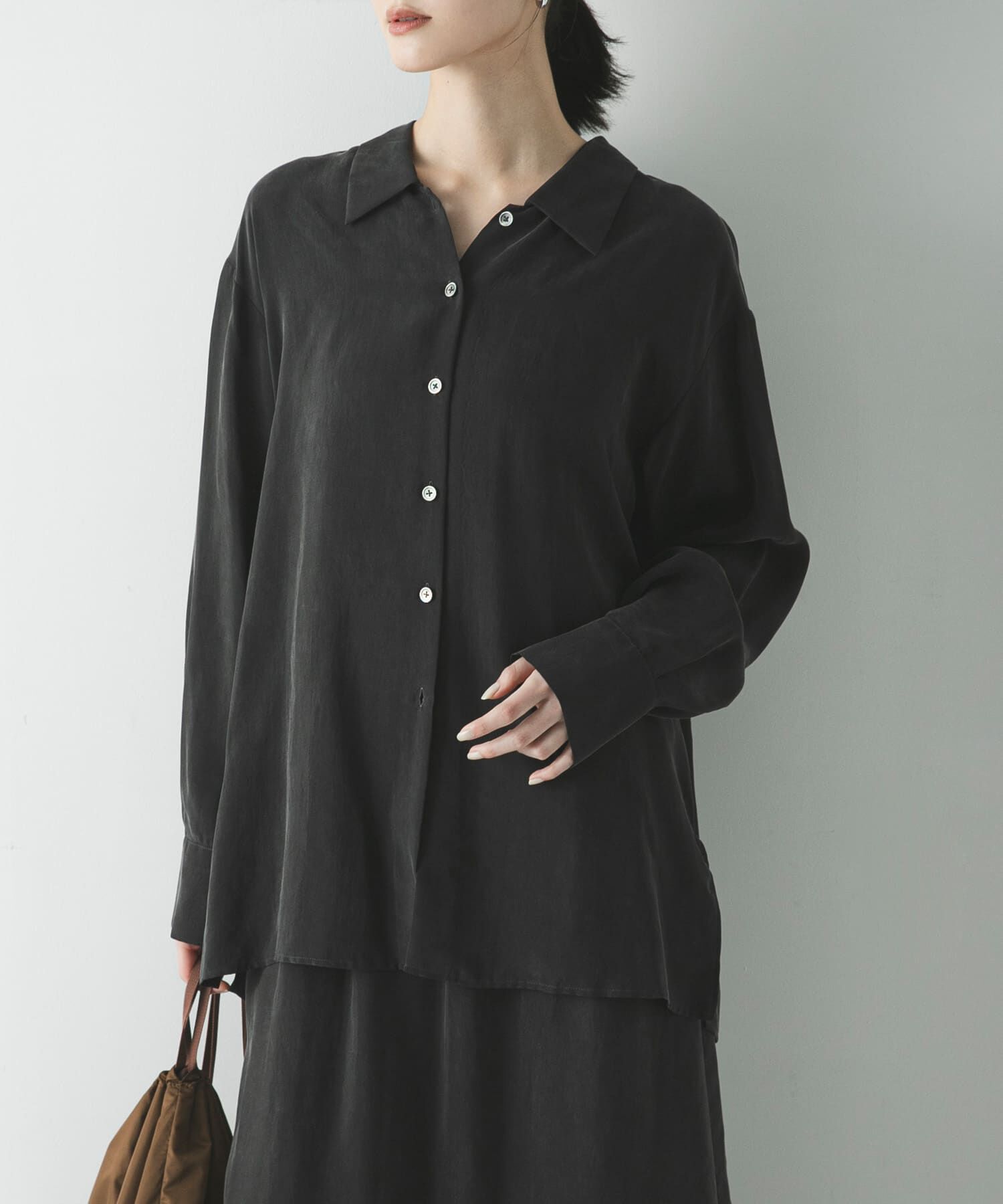 URBAN RESEARCH「キュプラシャツ」|シャツ・ブラウス|