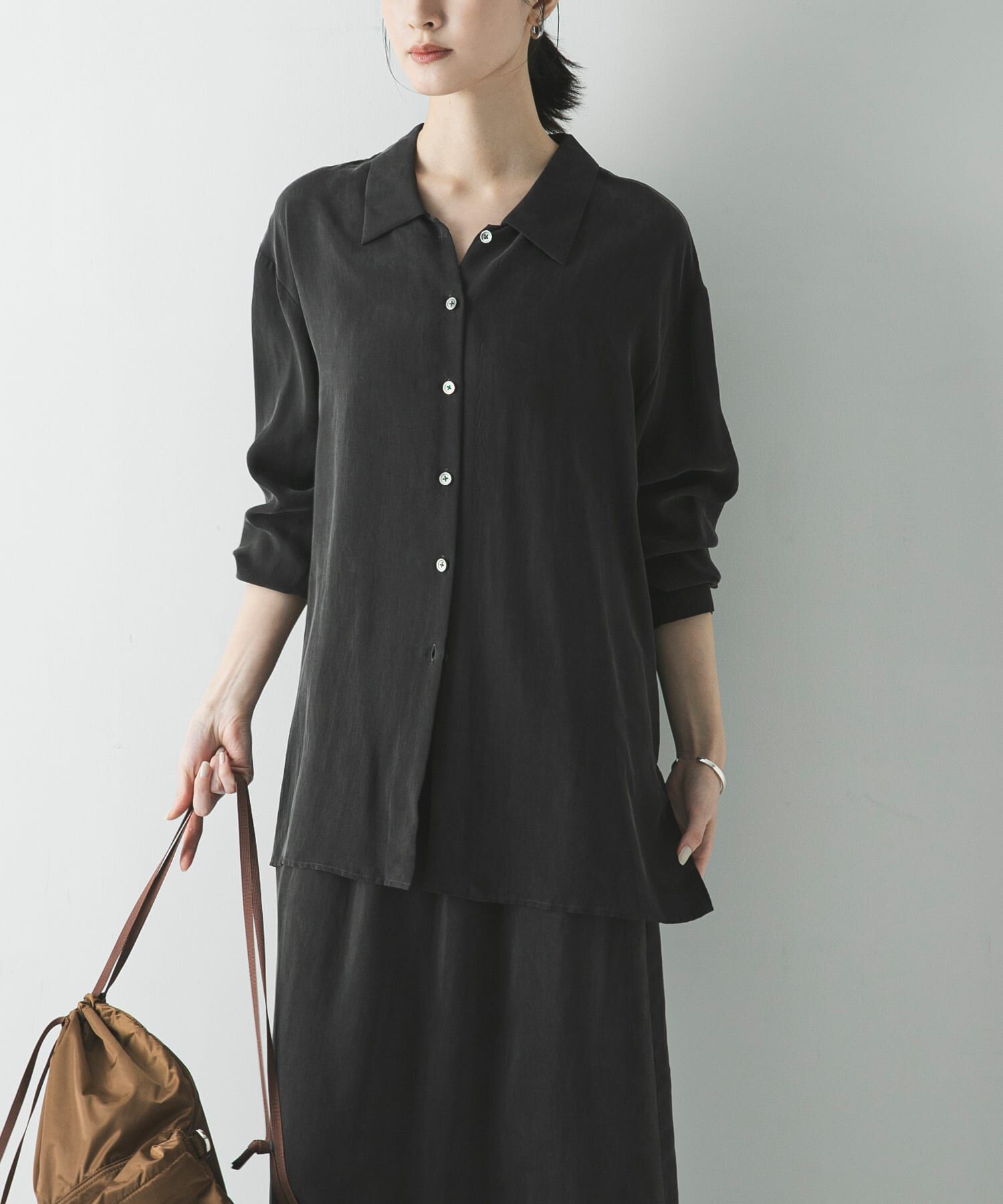 URBAN RESEARCH「キュプラシャツ」|シャツ・ブラウス|