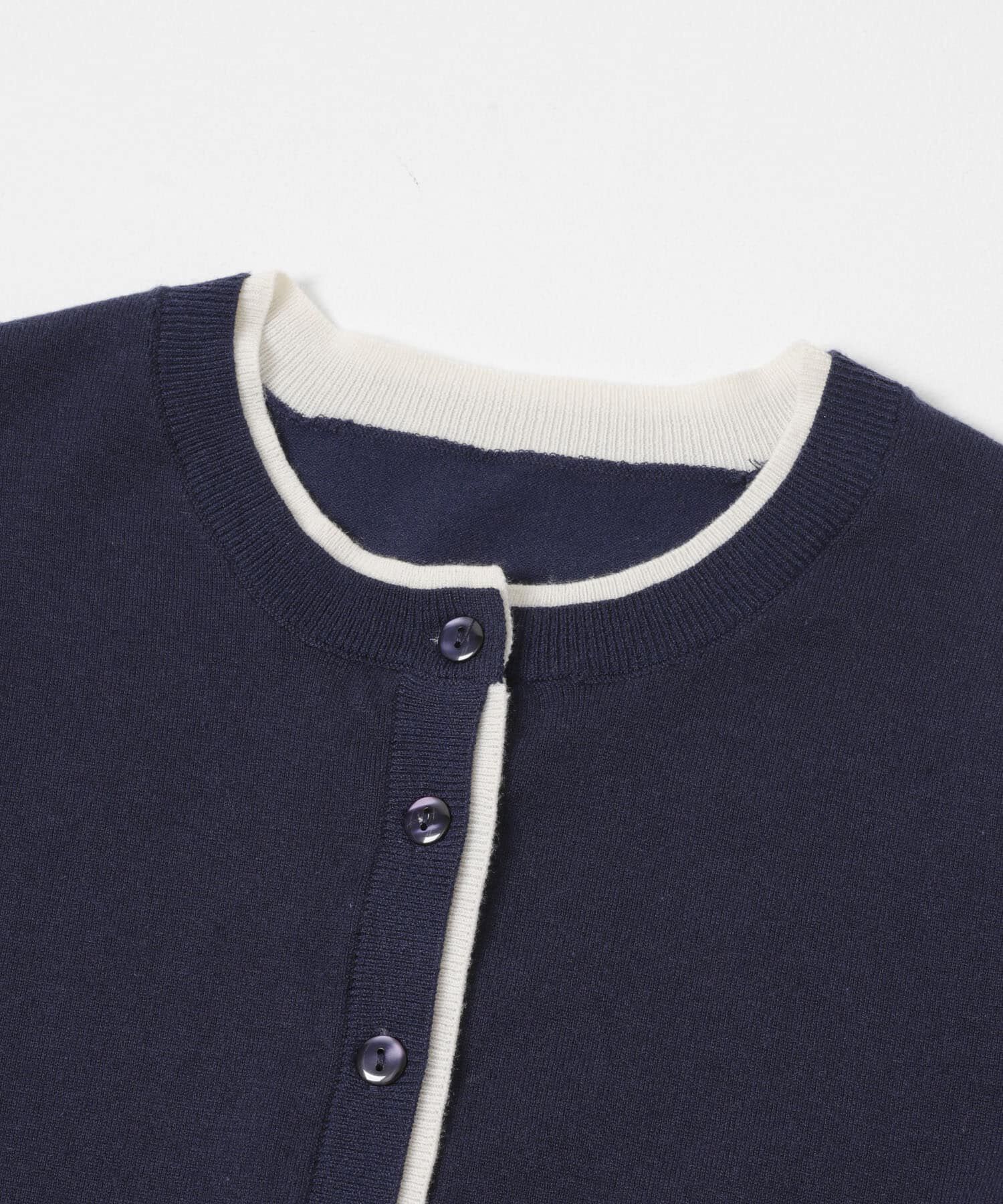 Sonny Label 「配色フリルニットカーディガン」|カーディガン|