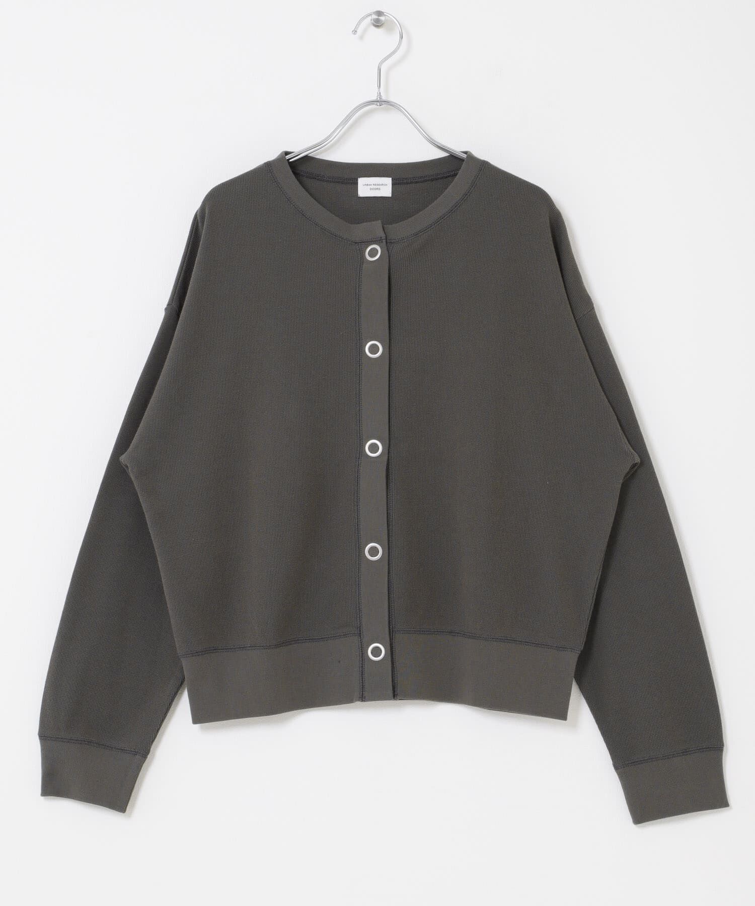 URBAN RESEARCH DOORS「ライトタックフライスカーディガン」|カーディガン|