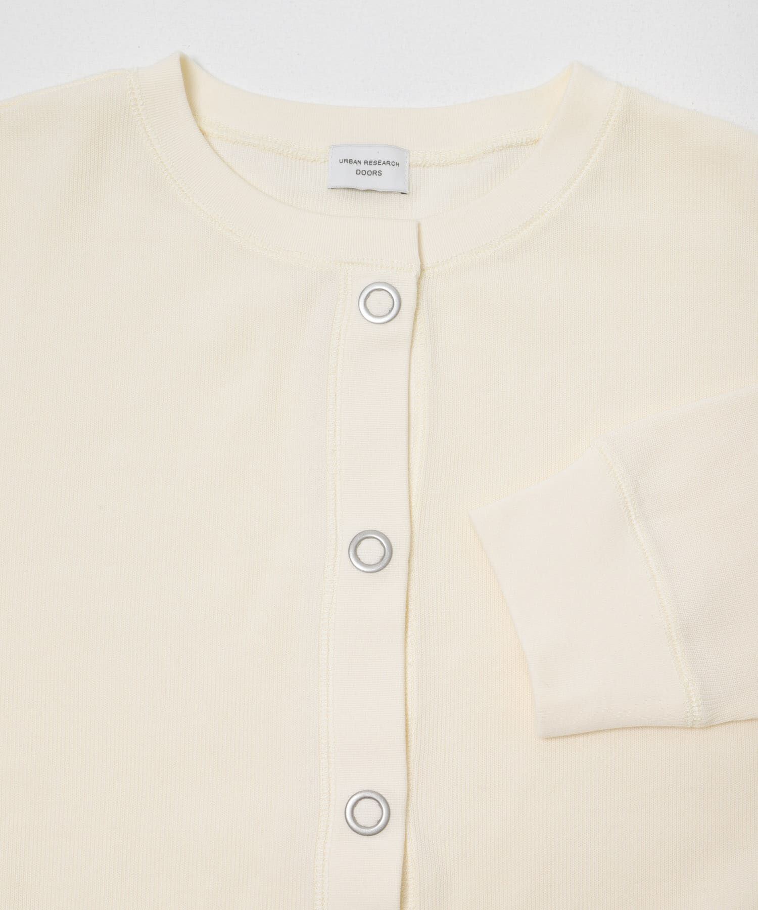 URBAN RESEARCH DOORS「ライトタックフライスカーディガン」|カーディガン|