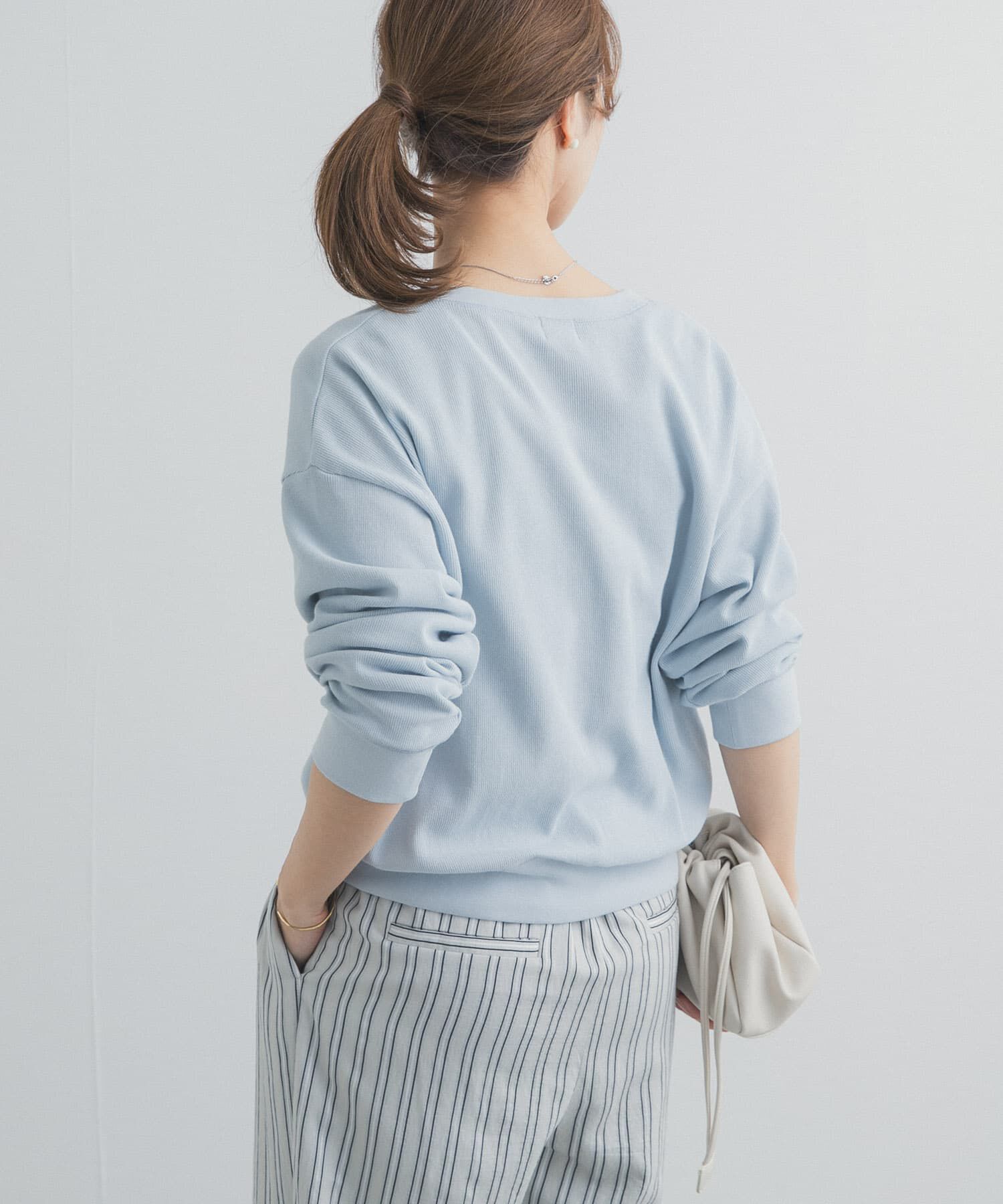 URBAN RESEARCH DOORS「ライトタックフライスカーディガン」|カーディガン|