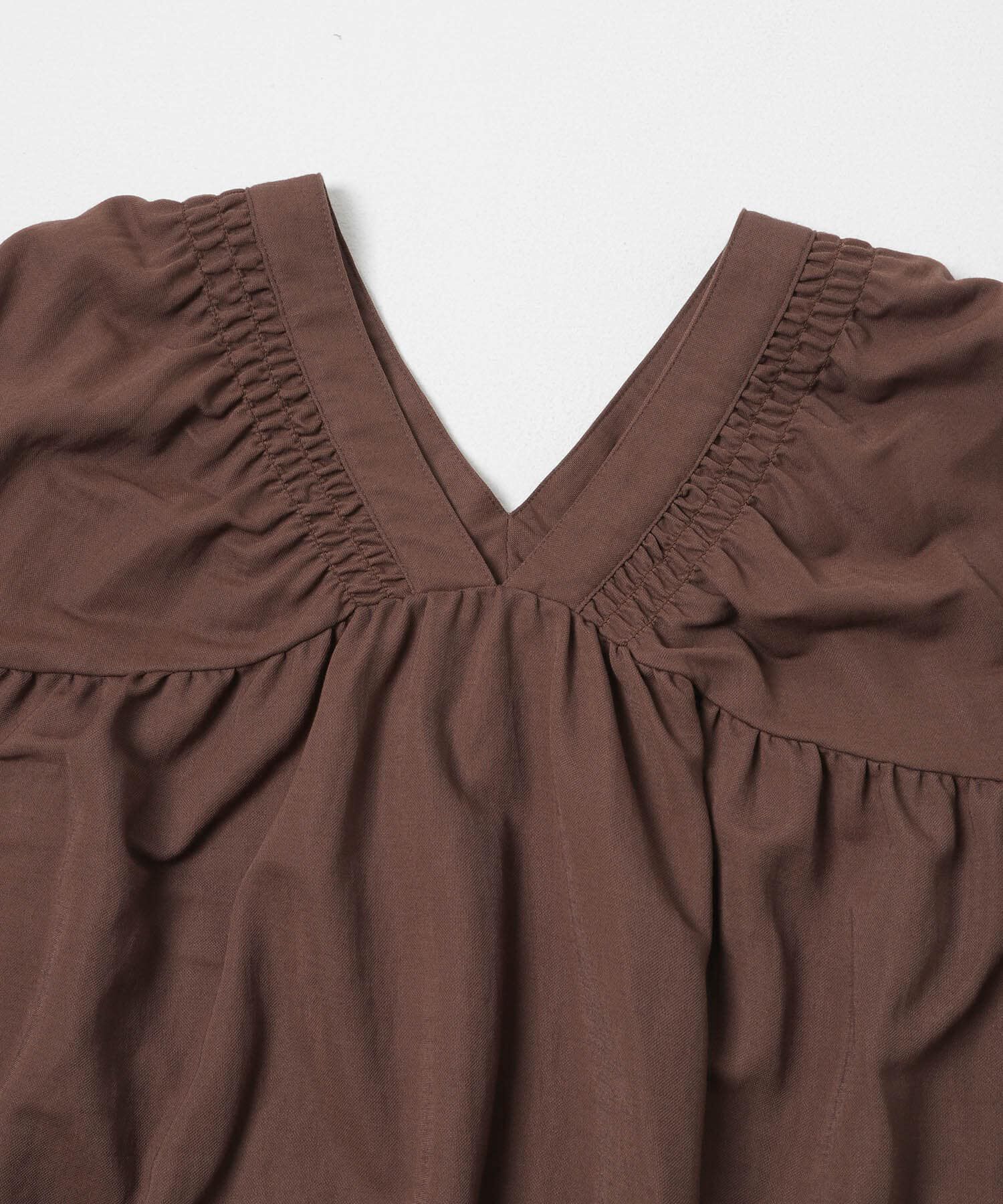 Sonny Label 「シャーリングフリルスリーブプルオーバー」|Tシャツ・カットソー|