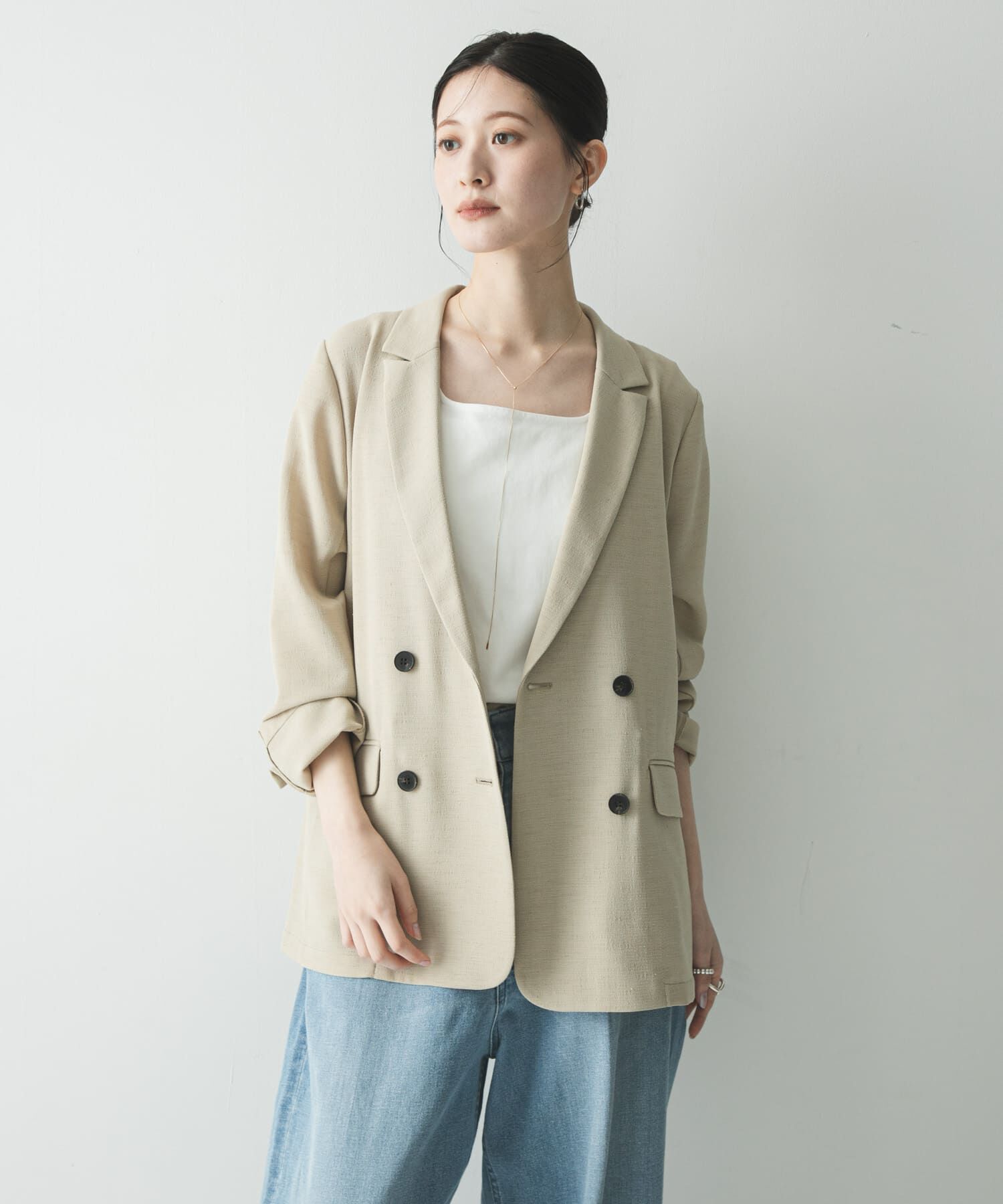 URBAN RESEARCH「ダブルブレストメッシュジャケット」|その他|