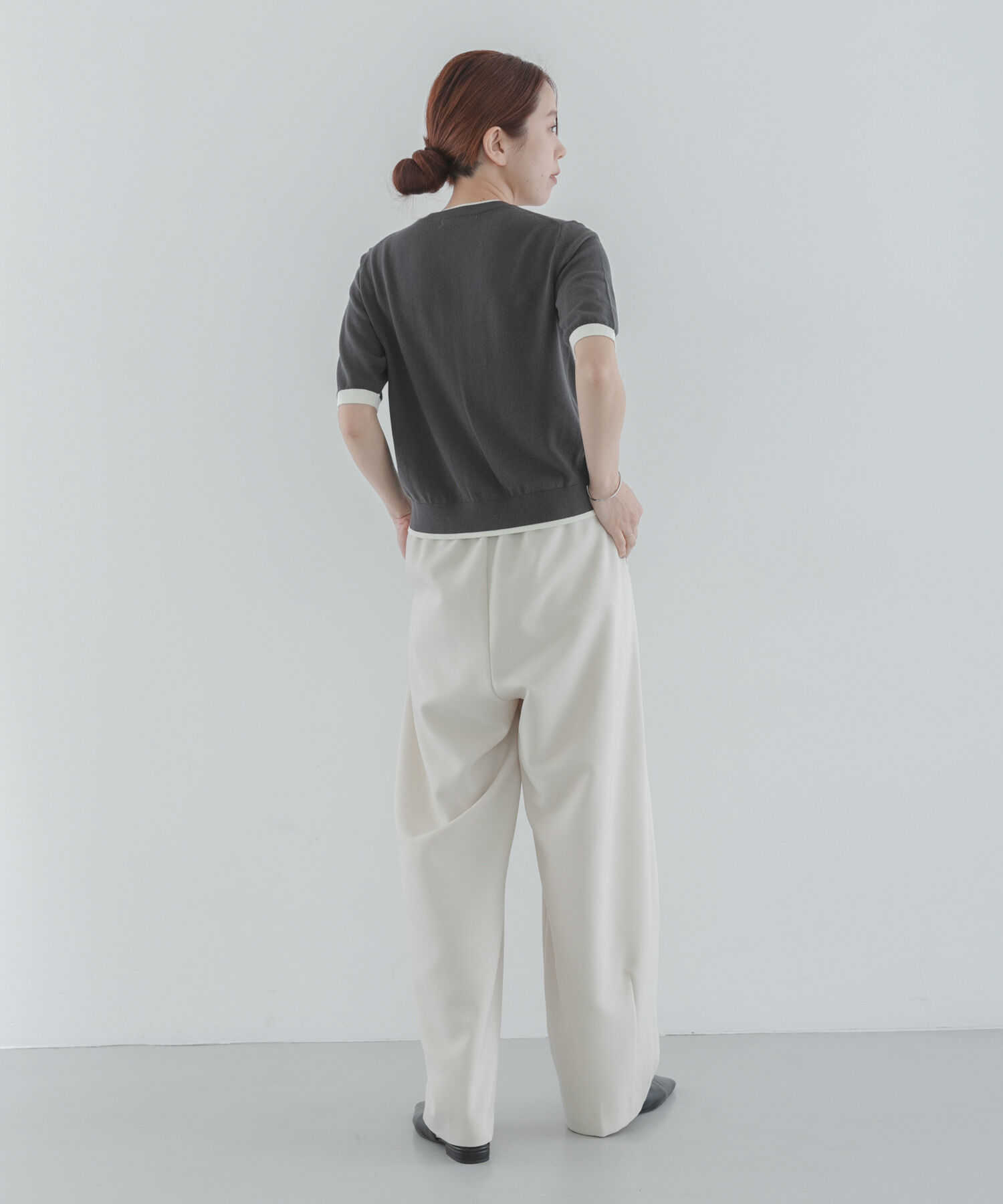 Sonny Label 「クールミスト配色クルーネックカーディガン」|カーディガン|