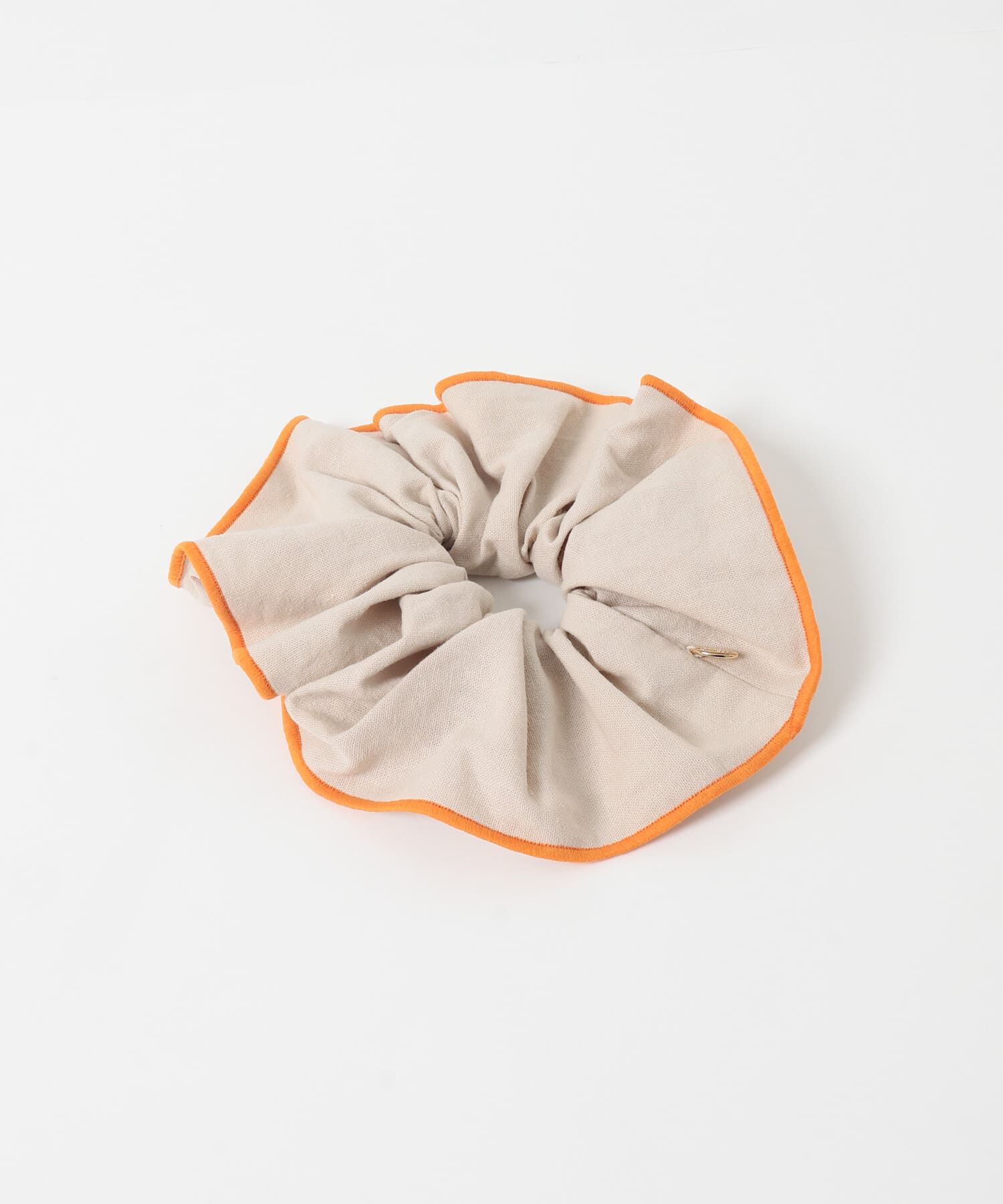 SMELLY「カラーパイピングボリュームシュシュ」|ヘアゴム・シュシュ|