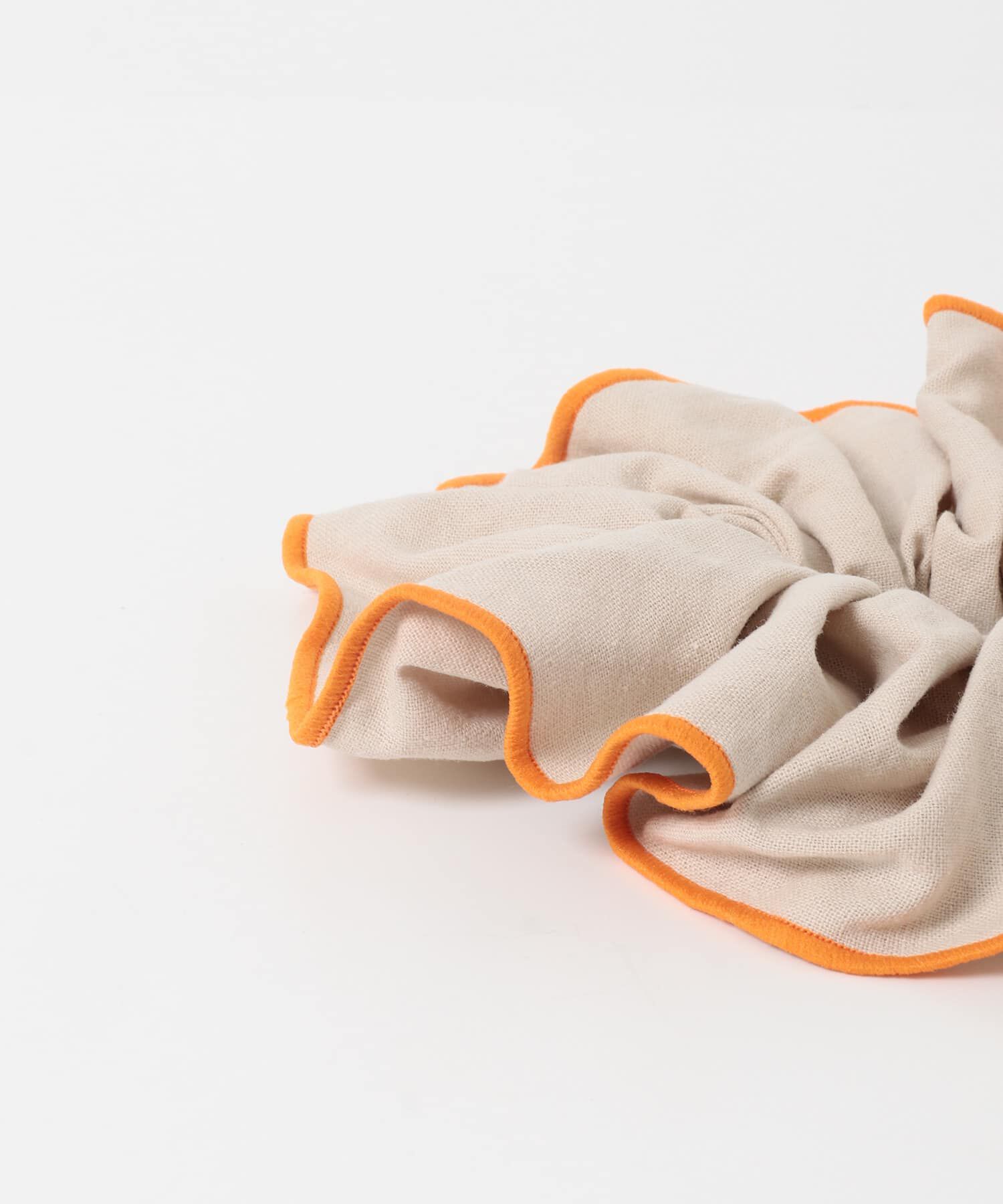 SMELLY「カラーパイピングボリュームシュシュ」|ヘアゴム・シュシュ|