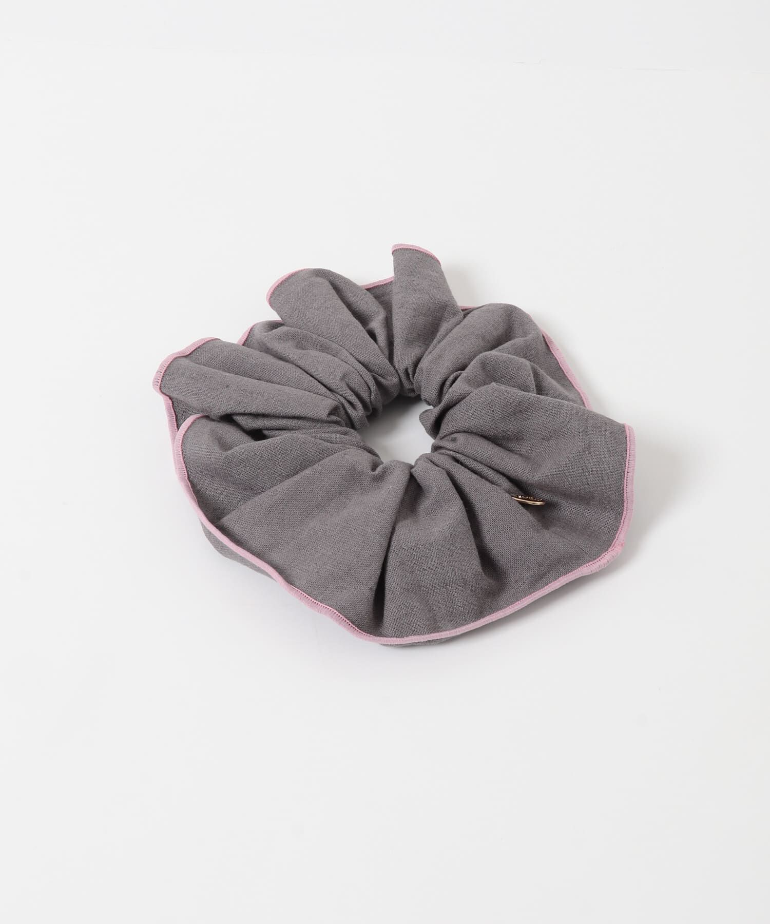 SMELLY「カラーパイピングボリュームシュシュ」|ヘアゴム・シュシュ|