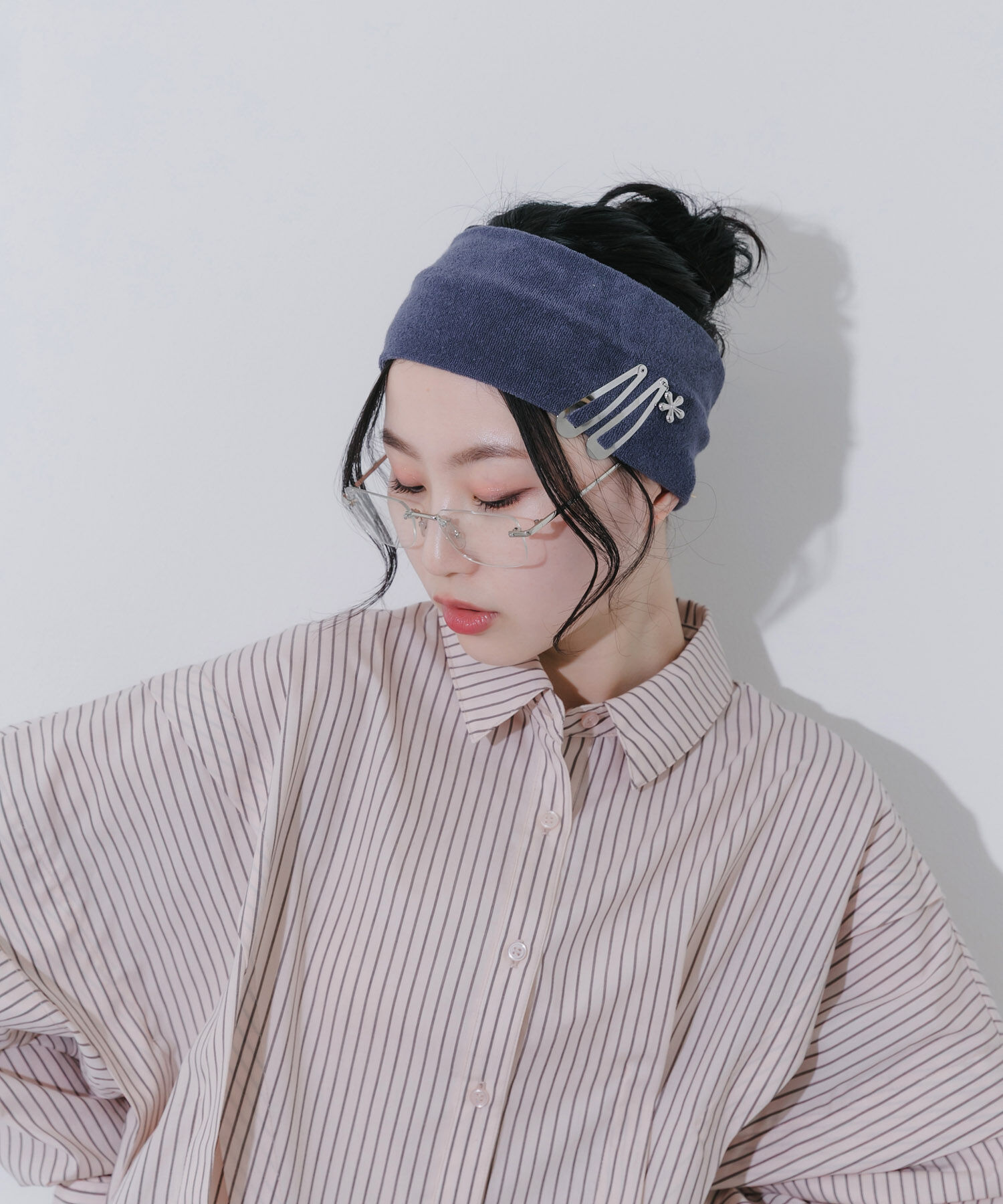 SMELLY「パイルヘアターバン」|ヘアバンド|